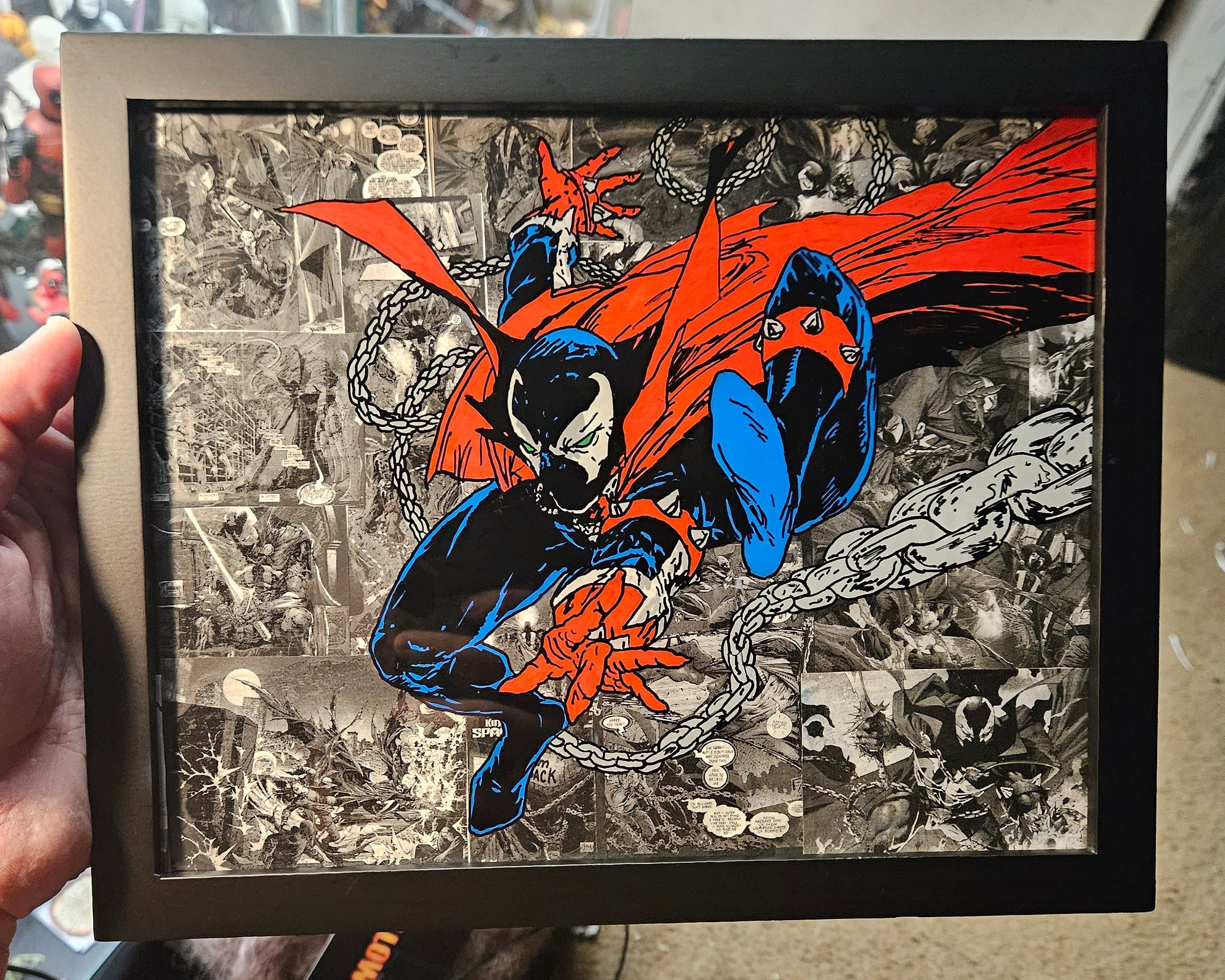 Hand Painted Spawn Comic Art - Etsy
