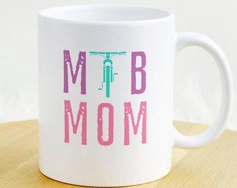 Mountainbike Mama Geschenk für Frau Mountainbiker Geschenk für Biker Geschenk für Mädchen Radfahrer Geschenk für Mutter Mountainbike Geschenk für Fahrrad Geschenkbecher