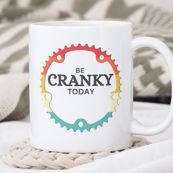 cranky coffee mug for mountain bike lover mug funny bike mug for cycling mug gift for bicycle lover gift bicycle gift for bmx road bike gift