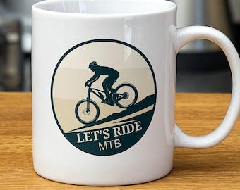 mountain bike gift mug for bike lover gift for mountain biker mug for cyclist gift for outdoor adventure mug for him gift for biker gift mug