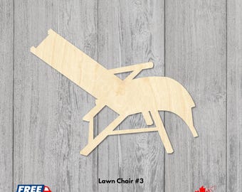 Laser Cut Lawn Chair Wood Shape | Baltic Birch Craft Supply