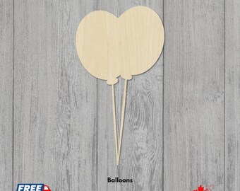 Wooden Balloon Cutouts | Laser Cut Baltic Birch Blanks