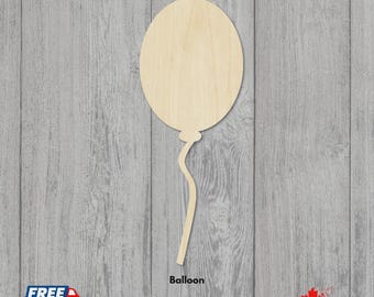 Balloon Wooden Cutout | Baltic Birch Laser Cut Blank