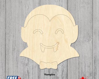 Laser Cut Vampire Shape | Baltic Birch Wood Craft Blank