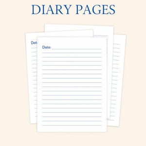 Notes et observations de l'accompagnant imprimable | Pages du journal de bord PDF | Journal des aidants naturels | Suivi du soutien aux personnes âgées pour les soins à domicile