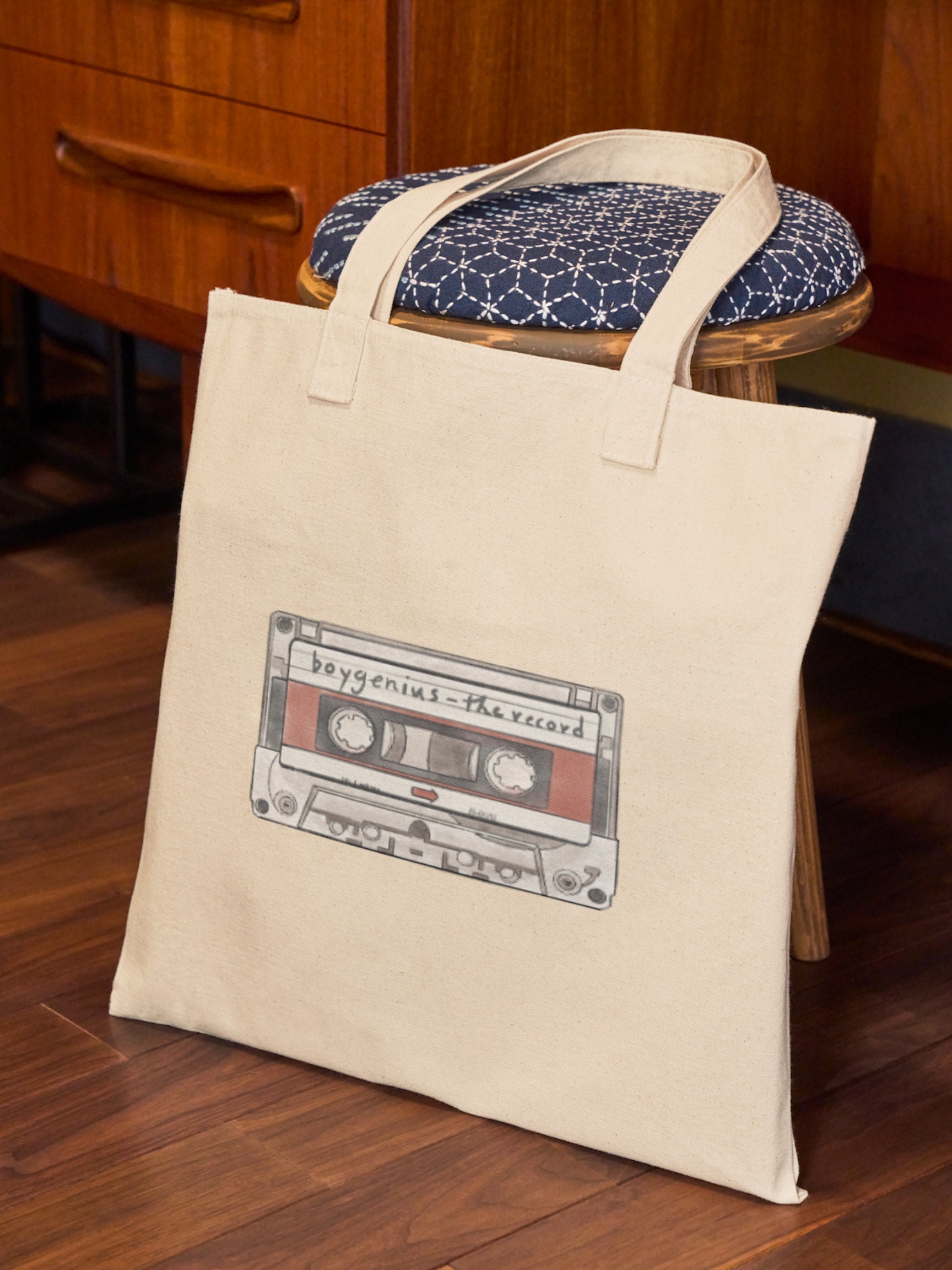 Boygenius Reusable Bag the Record Cassette Tote Bag Etsy