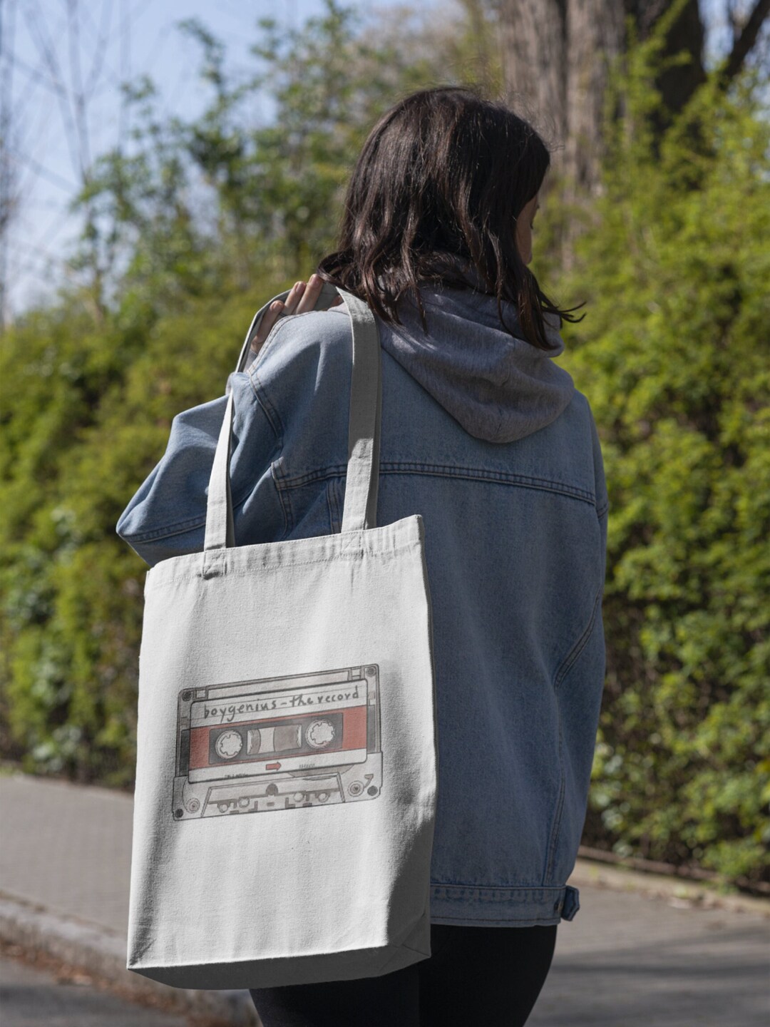 Boygenius Reusable Bag the Record Cassette Tote Bag Etsy
