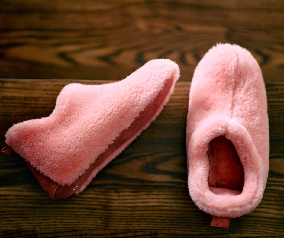 Fell Hausschuhe Herren Lammfell Hausschuhe Feste Sohle