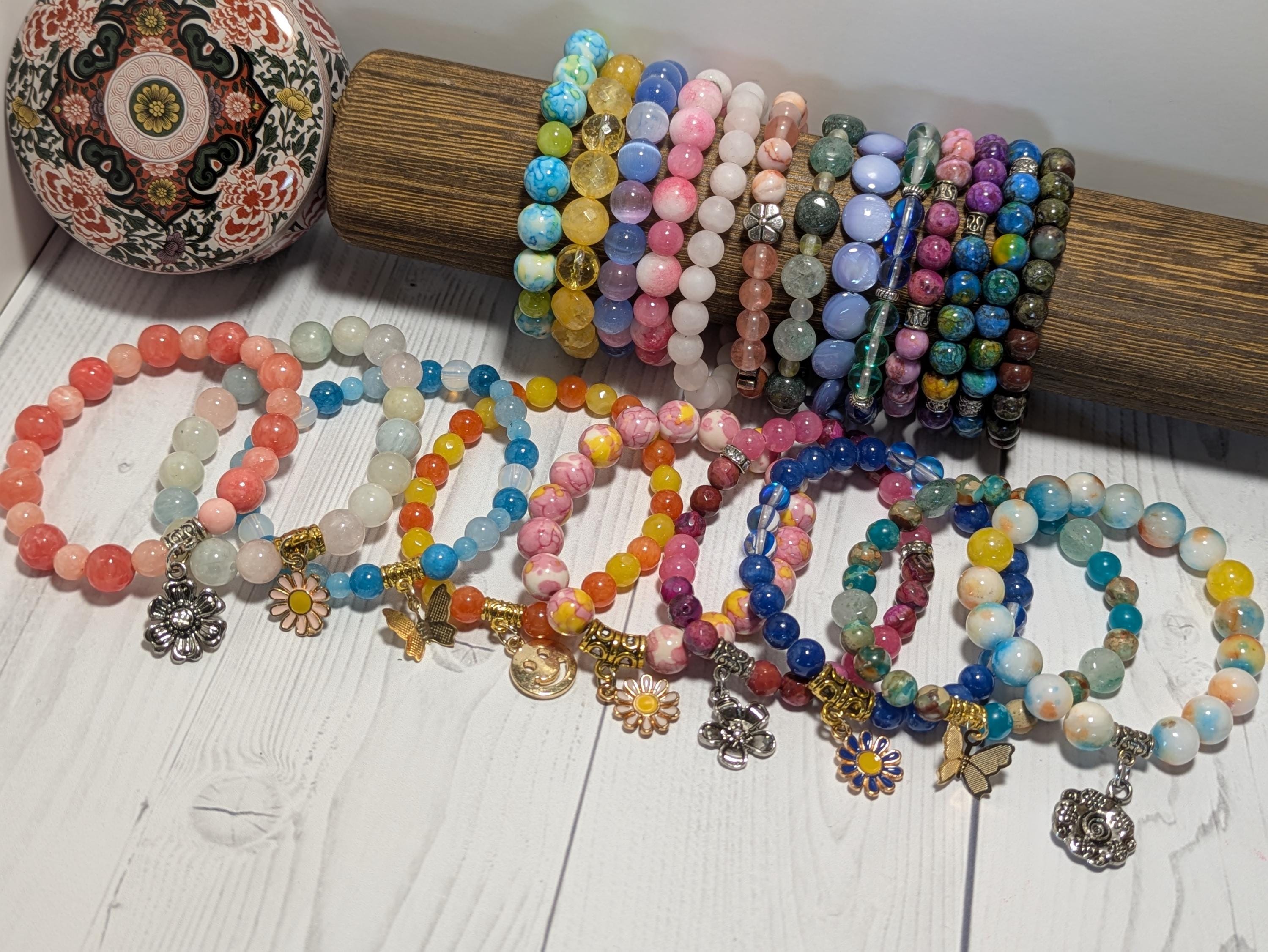 Smaller Sizes Crystal Energy Bracelets - Children - Petite Adults - Healing Energy Jewelry - Metaphysical Gift - Crystals for Kids