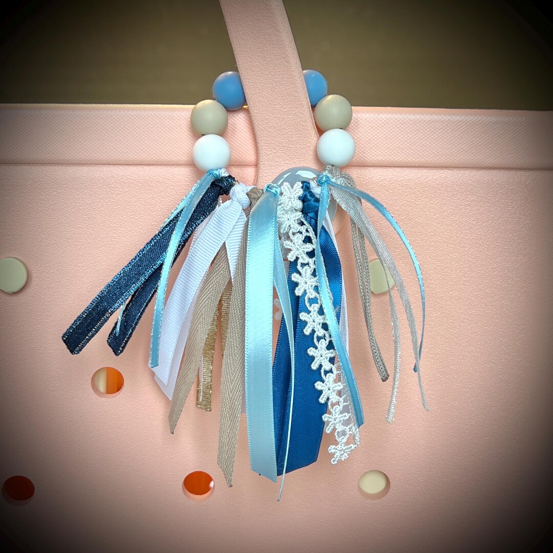 Rockin' Bag Charm - Navy
