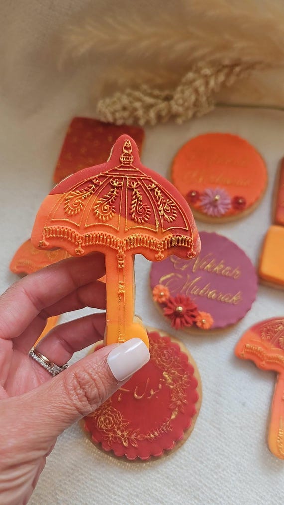 Nikah Mubarak Vanilla Biscuits: Pakistani/Indian Wedding Favors