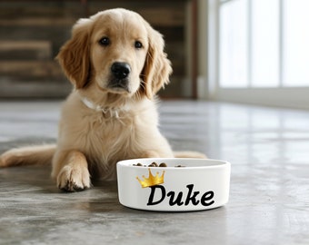 Personalized Pet Bowl CUSTOM Pet Bowl Dog Bowl Cat Bowl Pet Bowl with Name Unique Pet Gifts
