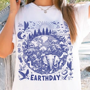 Comfort Colors® Earth Day Everyday Shirt, Environmental Shirt, Recycle Shirt, Save The Planet Shirt, Climate Change, Save The Earth DT699