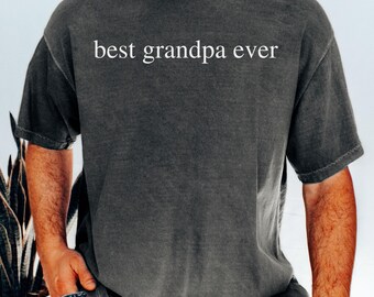 Grandpa Shirt, Comfort Colors Father's Day Gift, TSH129