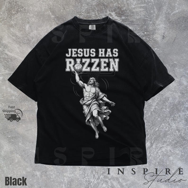 Comfort Colors Jesus Has Rizzen Meme Shirt – Christian Easter Shirt ...
