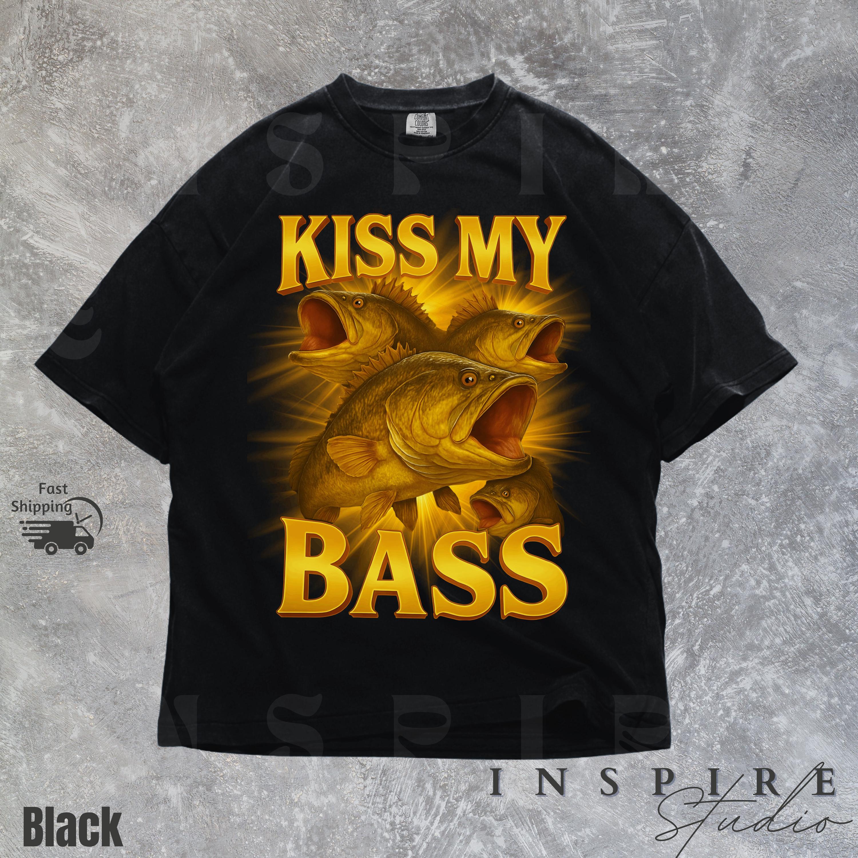 90s USA製 Big Ball Sports Kiss My Bass 釣り Kiss My Bass T-shirt, Vintage 90s Fishing Graphic Tee, VT029 - Etsy