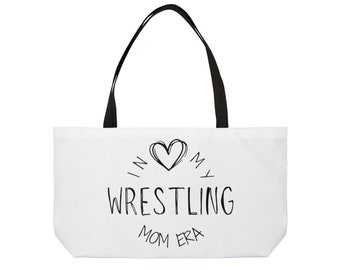 Sports mom tote bag, game day tote bag, wrestling mom era tote bag, reusable tote bag, ecofriendly shopping tote bag, game day tote bag