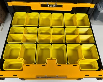 DeWalt TStak organizer bins for 2 drawer units