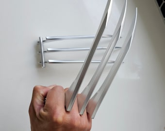 Cosplay Claws costume plastic Freddy wolverine comic con hand silver