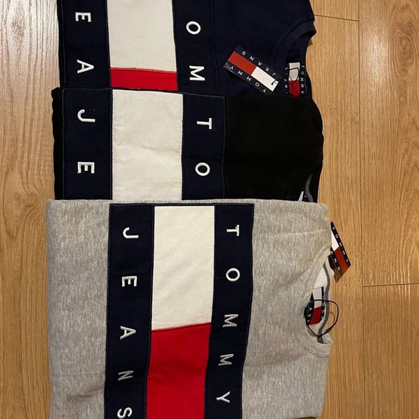 Tommy Hilfiger retro sweatshirt met logo uit de jaren 90