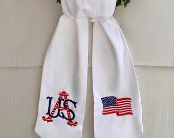 USA Wreath Sash