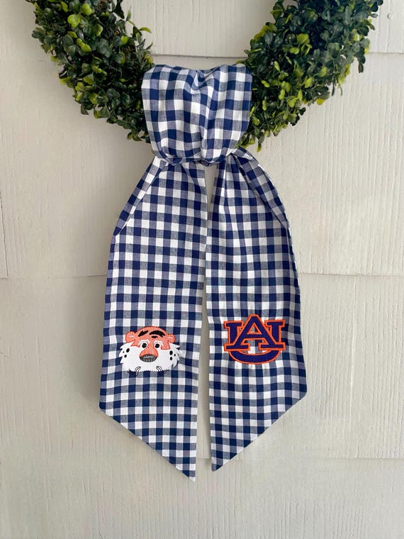 Auburn Wreath Sash
