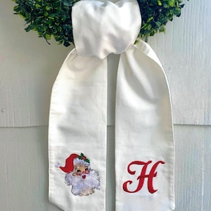 Vintage Santa Christmas Sash