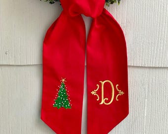 Christmas Tree Sash