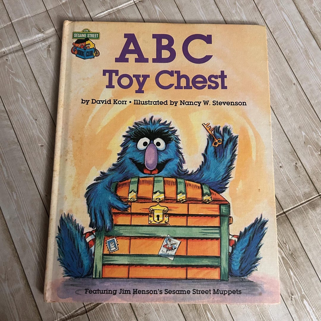 Grover Abc Sesame Street- ABC Toy Chest. Jim Henson. Grover. 1981 - Etsy