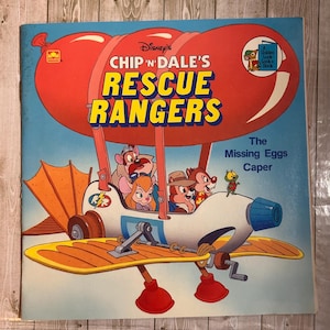 Disney's Chip 'n Dale's Rescue Rangers Missing Eggs Caper Golden Books 1989