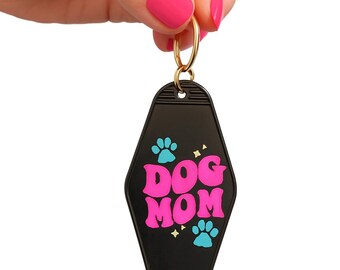 Dog Mom Keychain