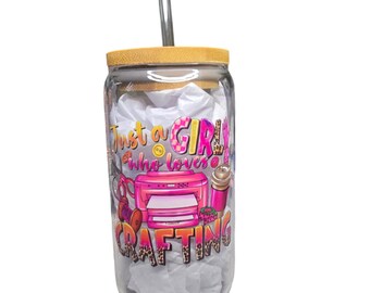 Craft Girly Glass Cup