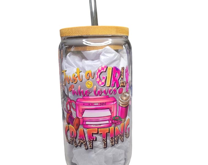 Craft Girly Glass Cup