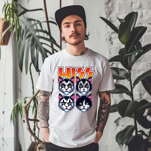 Hiss T-Shirt, Cats Shirt, Funny Cats T-shirt, Cat Lovers Shirt
