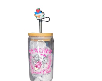 Teacher Social Club Glass Cup