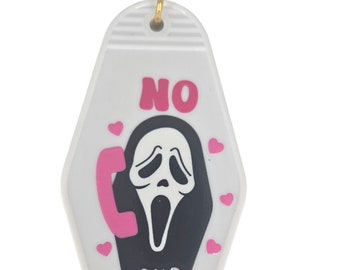 Hang Up Keychain; Funny Keychain; Motel Keychain