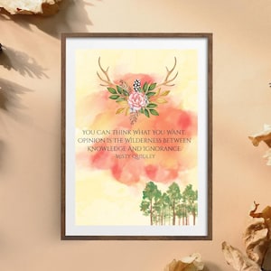 Yellow Jackets, Misty, Wall Art, Quote