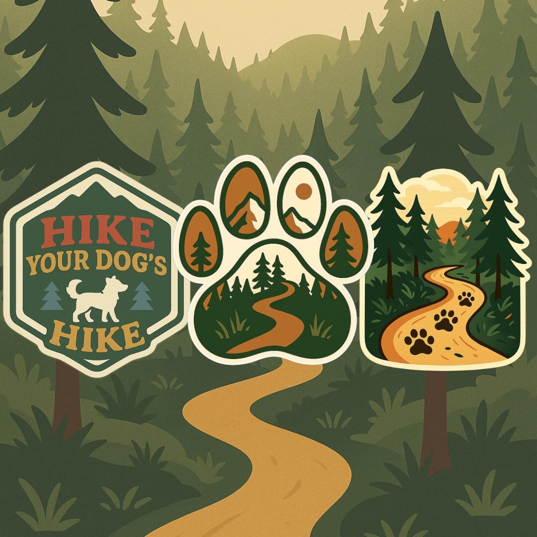 Trail Dog Sticker Pack for Any Dog Lover Gift for Outdoorsy Person ...