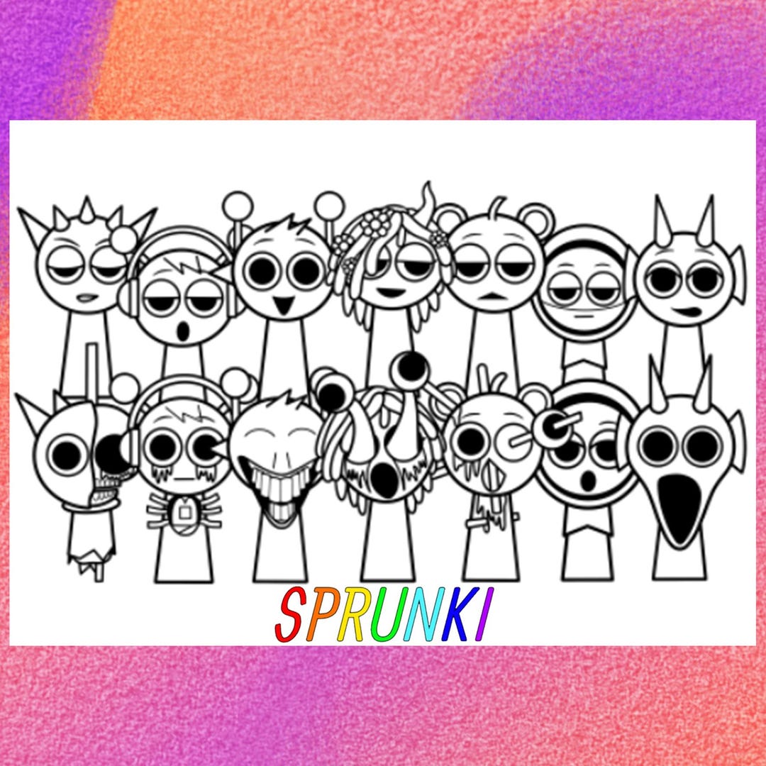 Coloring Page 1 PNG and 1 PDF A4 Size for Personal Use Only - Etsy