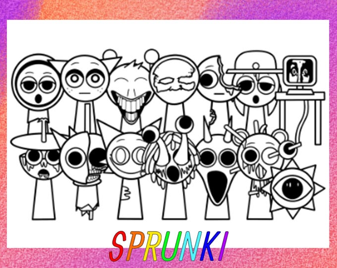 Coloring Page 1 PNG and 1 PDF A4 Size for Personal Use Only - Etsy