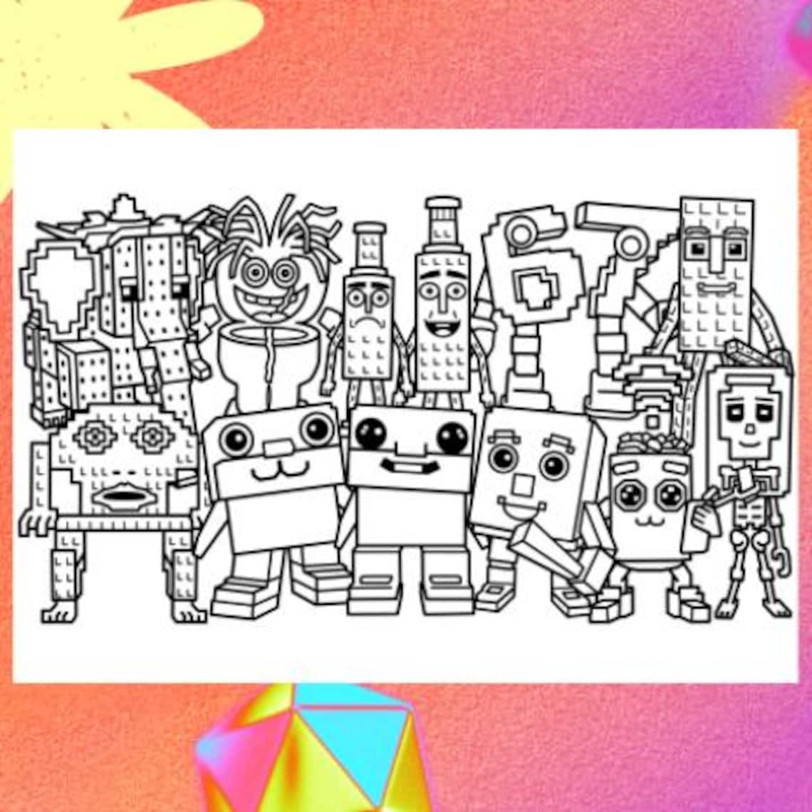 Steal A Brainrot Coloring Page Italian Brainrot Animals (1 PNG, 1 PDF ...