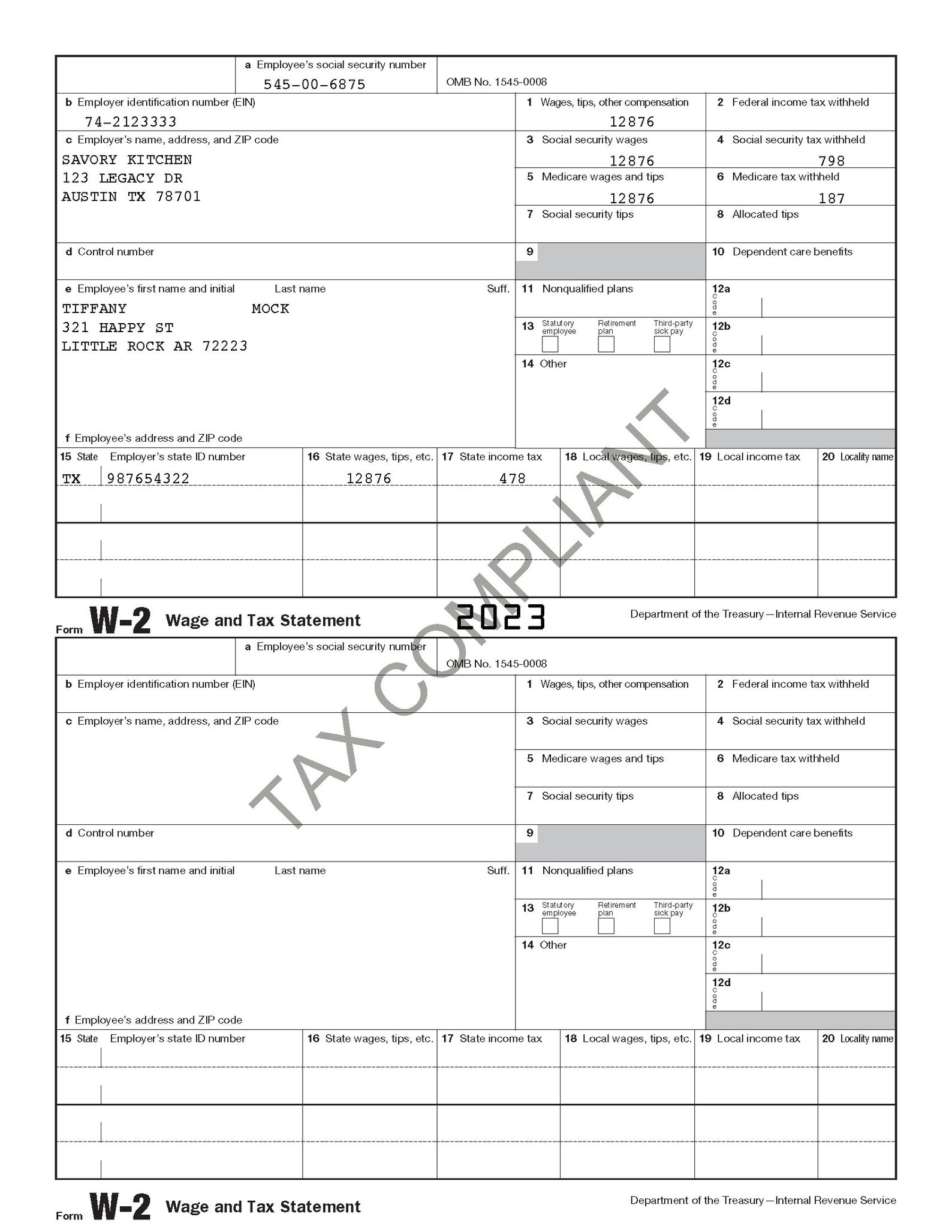 Editable W 2 Template Proof of Income 2023 Etsy Editable W 2 Template Proof of Income 2023 Etsy