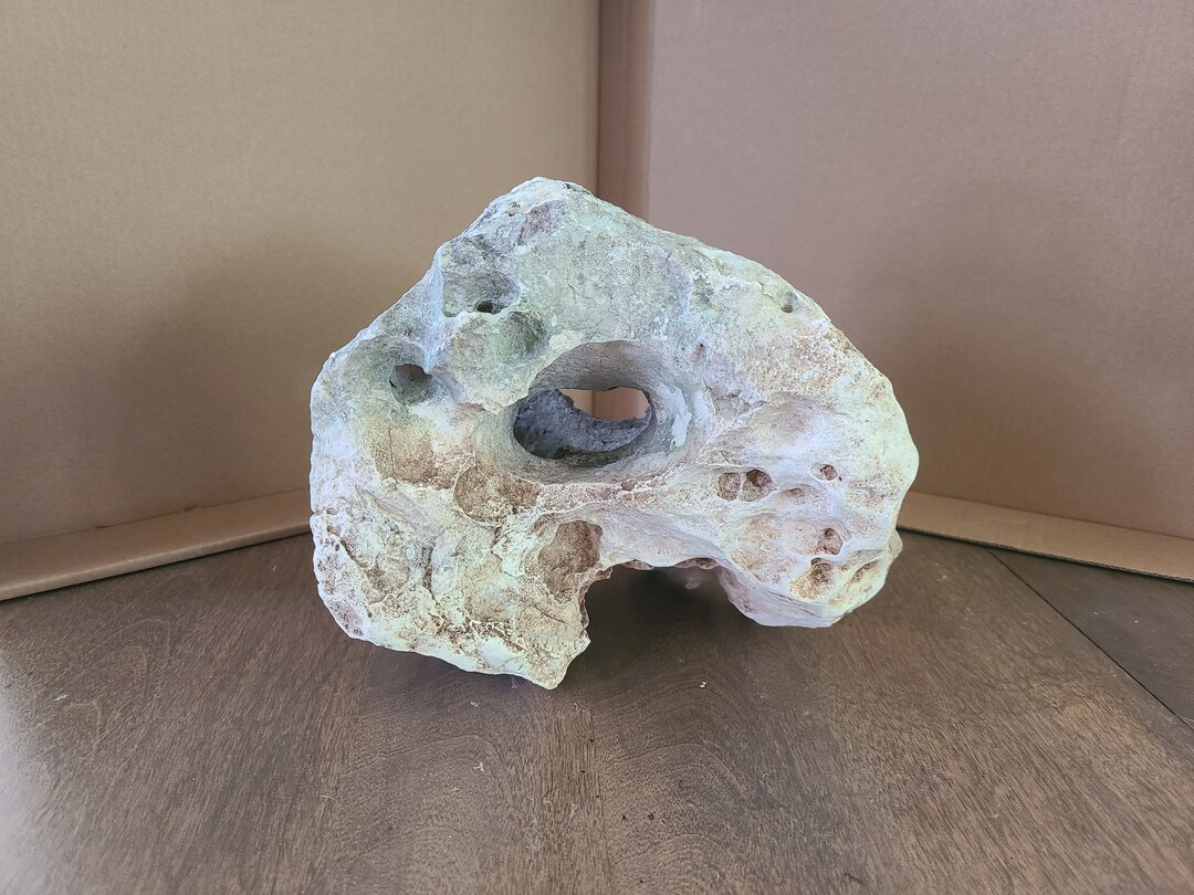 Texas Holey Rock Limestone Fish Aquarium Reptile Habitat Terrarium Decor for Aquatic Pets Garden
