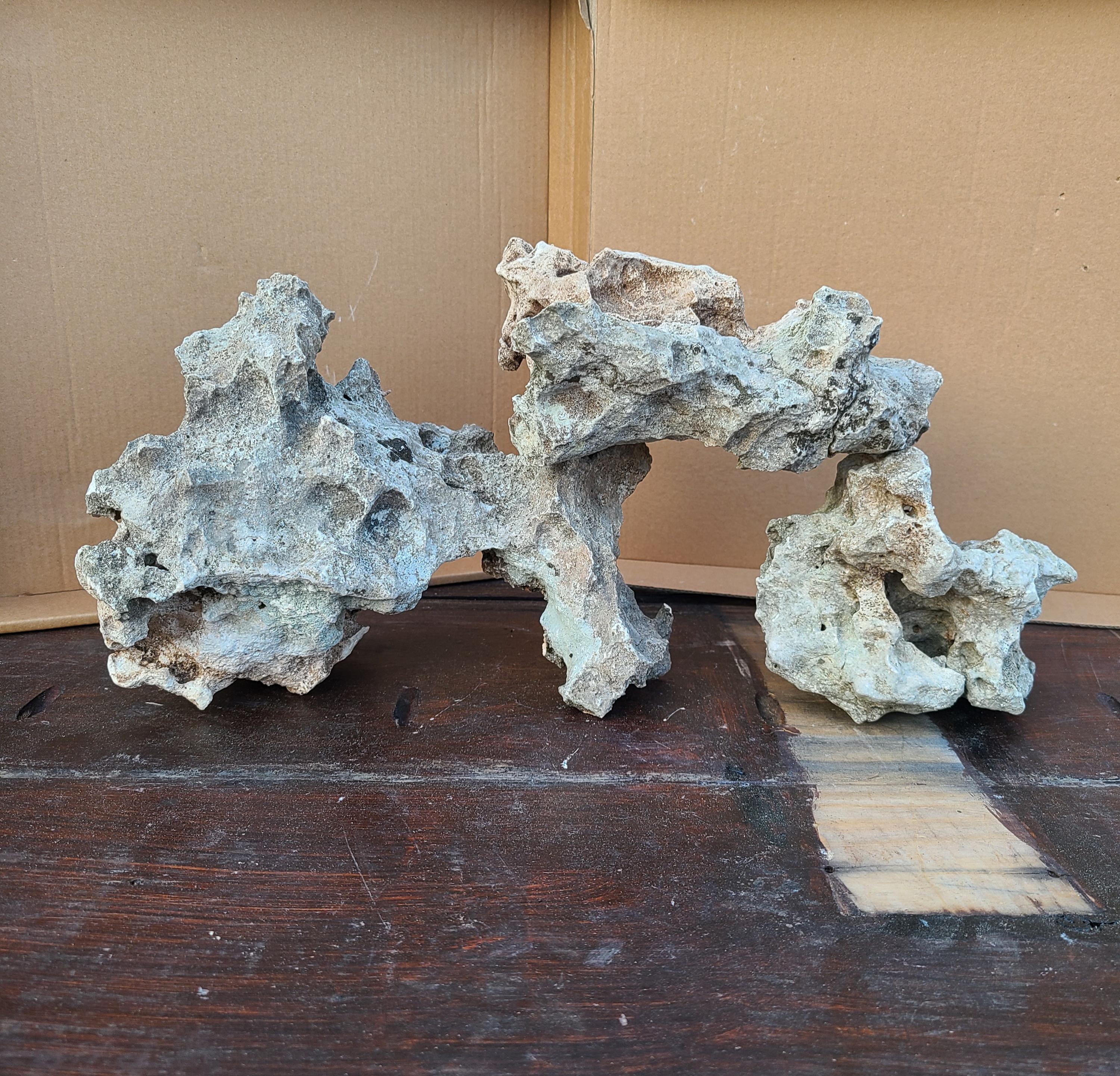 Texas Holey Rock Limestone Kit Fish Aquarium Reptile Habitat Terrarium Decor for Aquatic Pets Garden Fairy Rocks CTX410
