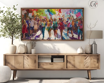Abstract Pride Parade Art for Frame TV (Digital Download)