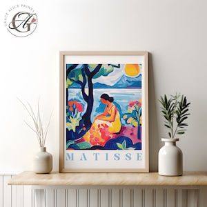 Matisse Fauvism Woman by the Water, Henri Matisse, Matisse Print, Matisse Digital Download, Modern Art Print, Fauvism Art, Matisse Poster
