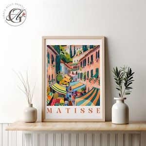 Henri Matisse Fauvism Busy Market, Henri Matisse, Matisse Print, Matisse Digital Download, Modern Art Print, Fauvism Art, Matisse Poster