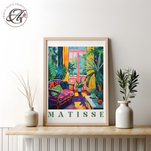 Matisse Fauvism Living Room Window, Henri Matisse, Matisse Print, Matisse Digital Download, Modern Art Print, Fauvism Art, Matisse Poster