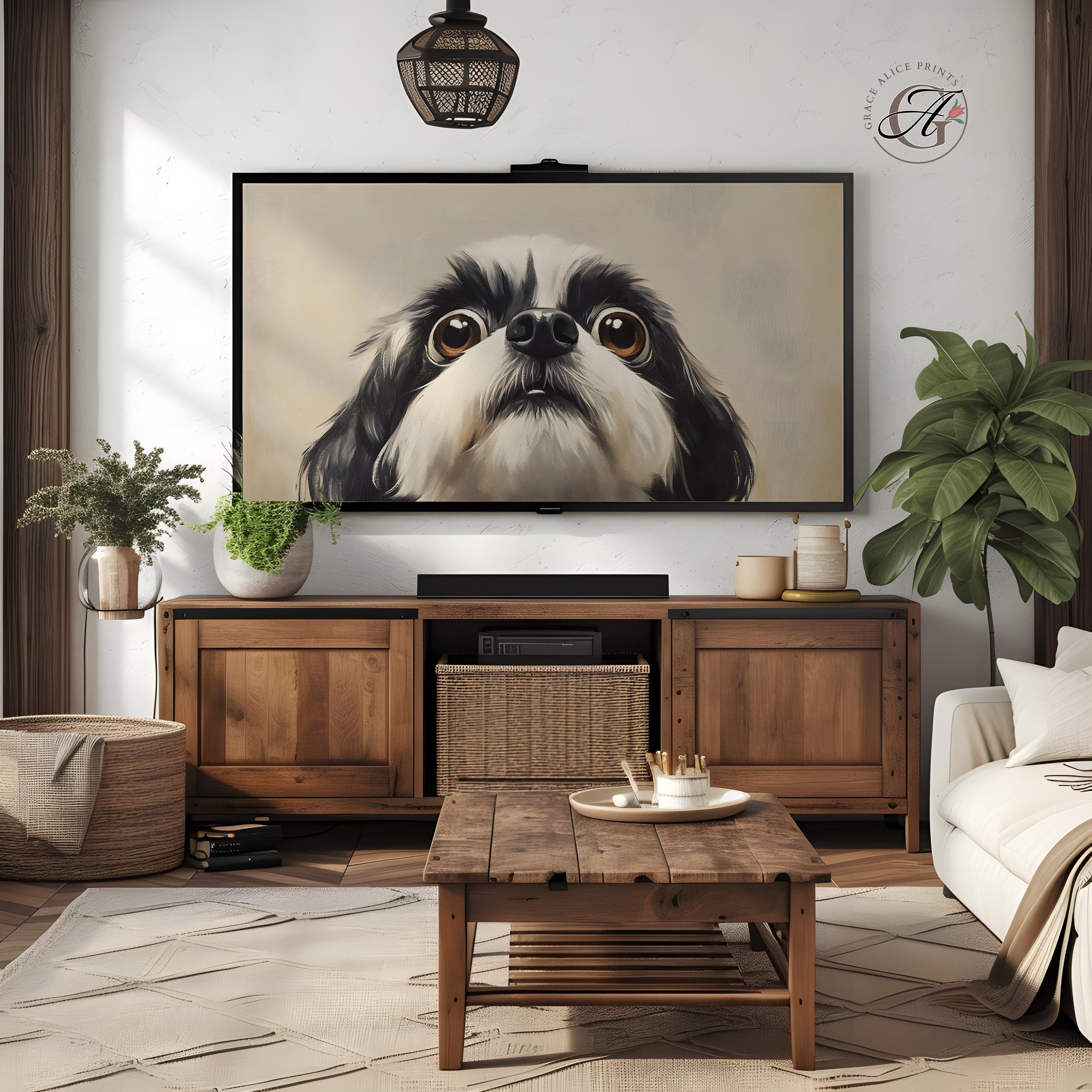 絵画 油絵 犬 シーズ 絵画 油絵 犬 シーズ 楽天市場】アートパネル 犬 シーズー ラッパー 33