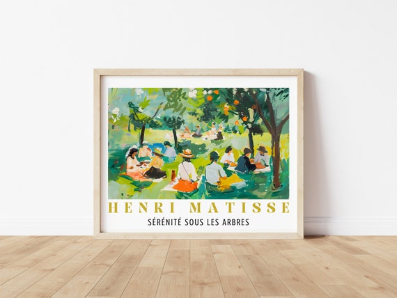 Matisse Picnic Print: Fauvism Modern Art Poster (digital Download